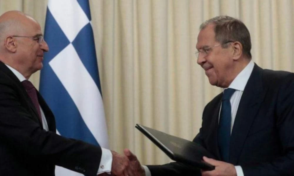 Δένδιας-Λαβρόφ: Συνομιλίες για Α. Μεσόγειο, Μέση Ανατολή και Κυπριακό